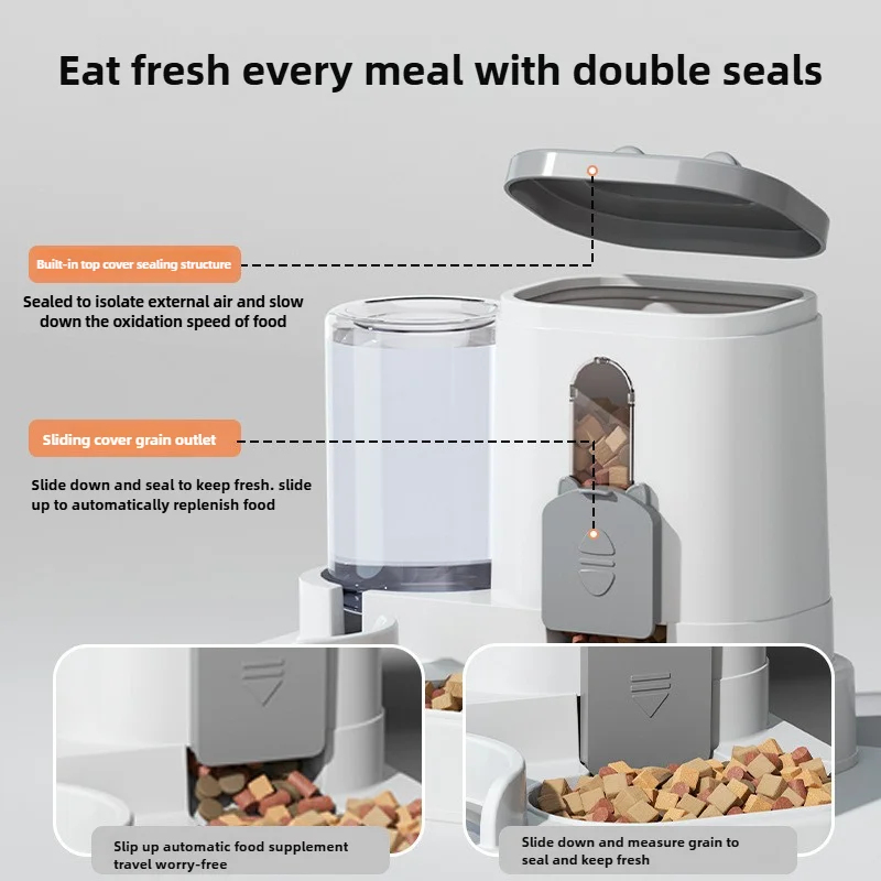KEMORELA 自動給餌器（ウォーターファウンテン付き、こ - Royal Canin Food Medium のレビューと価格