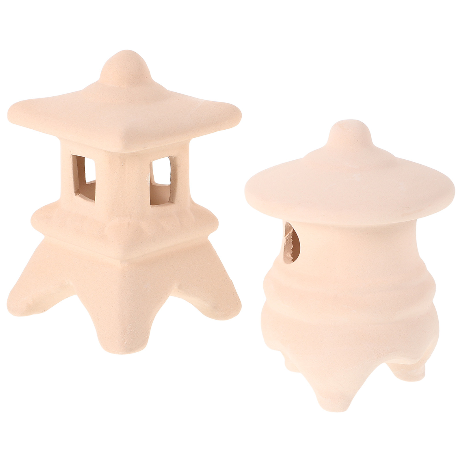 2個セット セラミック製水槽装飾 魚の隠れ家 ベタエビ用小型 - Hide Cave Ceramic のレビューと価格